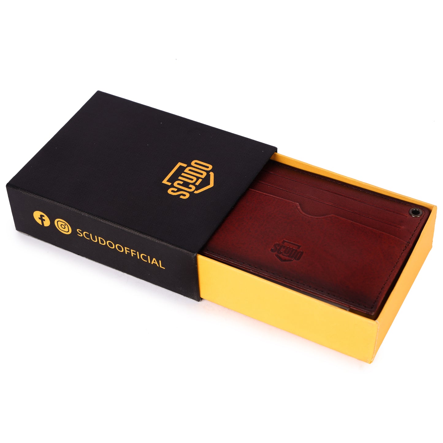 Card Holder - Burnished - Cognac - Scudo