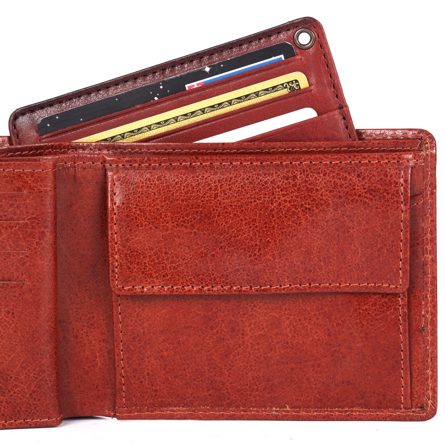 Card Holder - Burnished - Cognac - Scudo