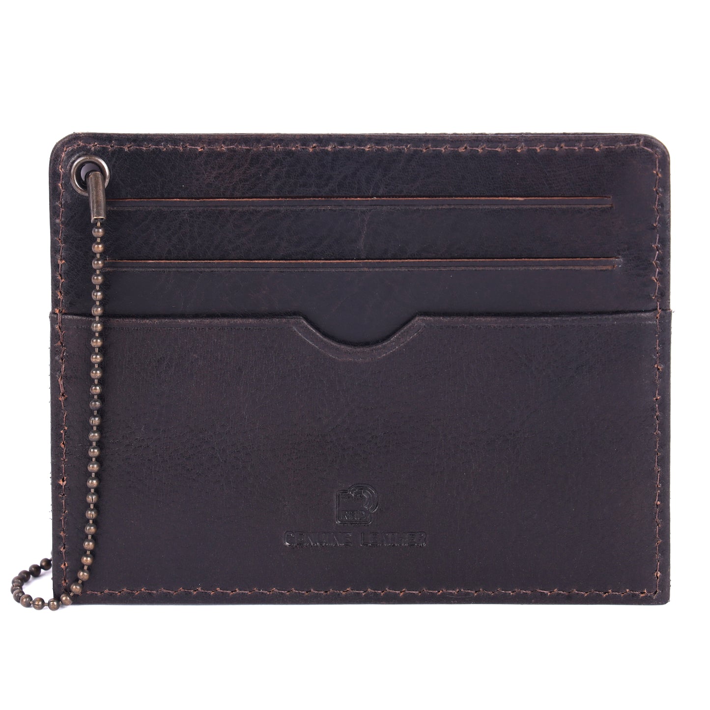 Card Holder - Burnished - Brown - Scudo