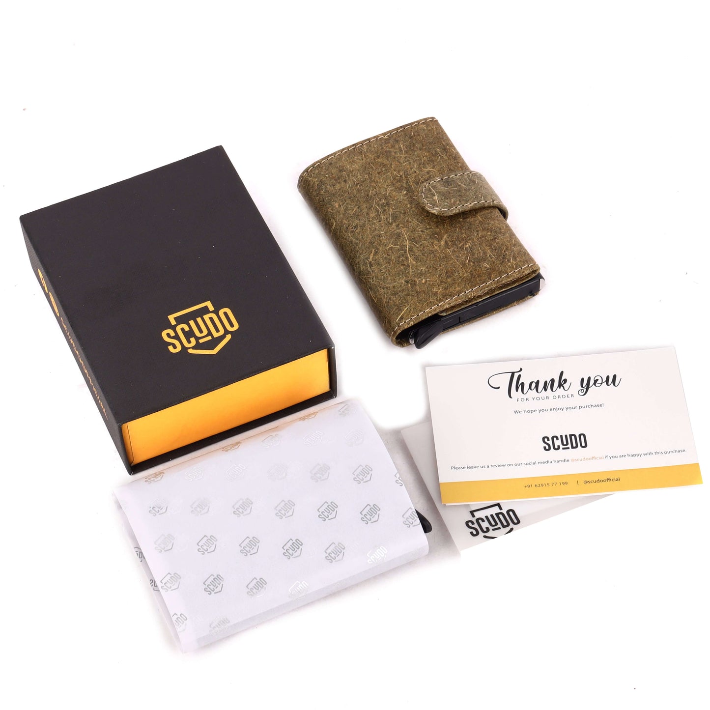 Slim Wallet - Cocos - Leafy Green (VEGAN) - Scudo