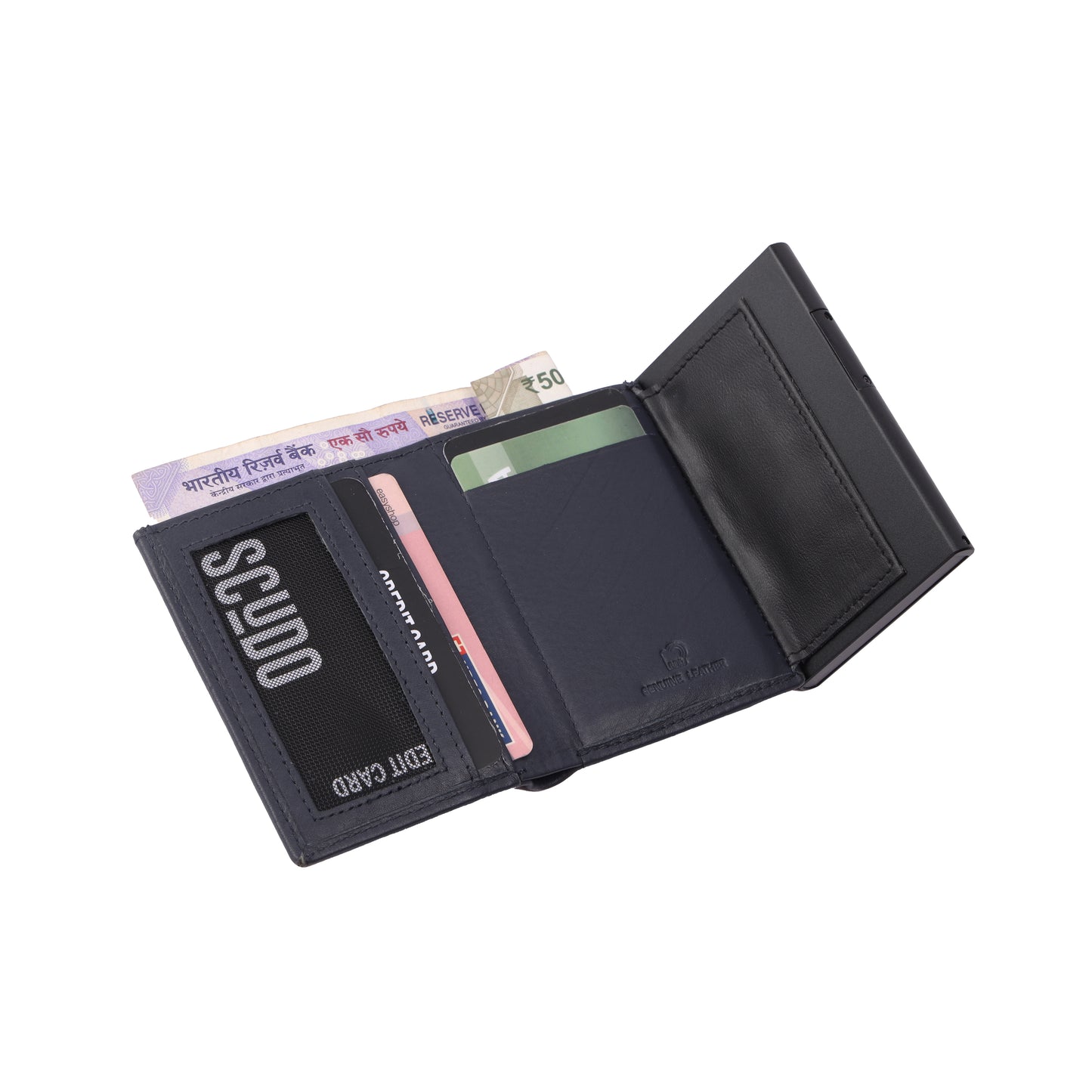 Slim Wallet – Duplex - Navy Blue (Bifold)