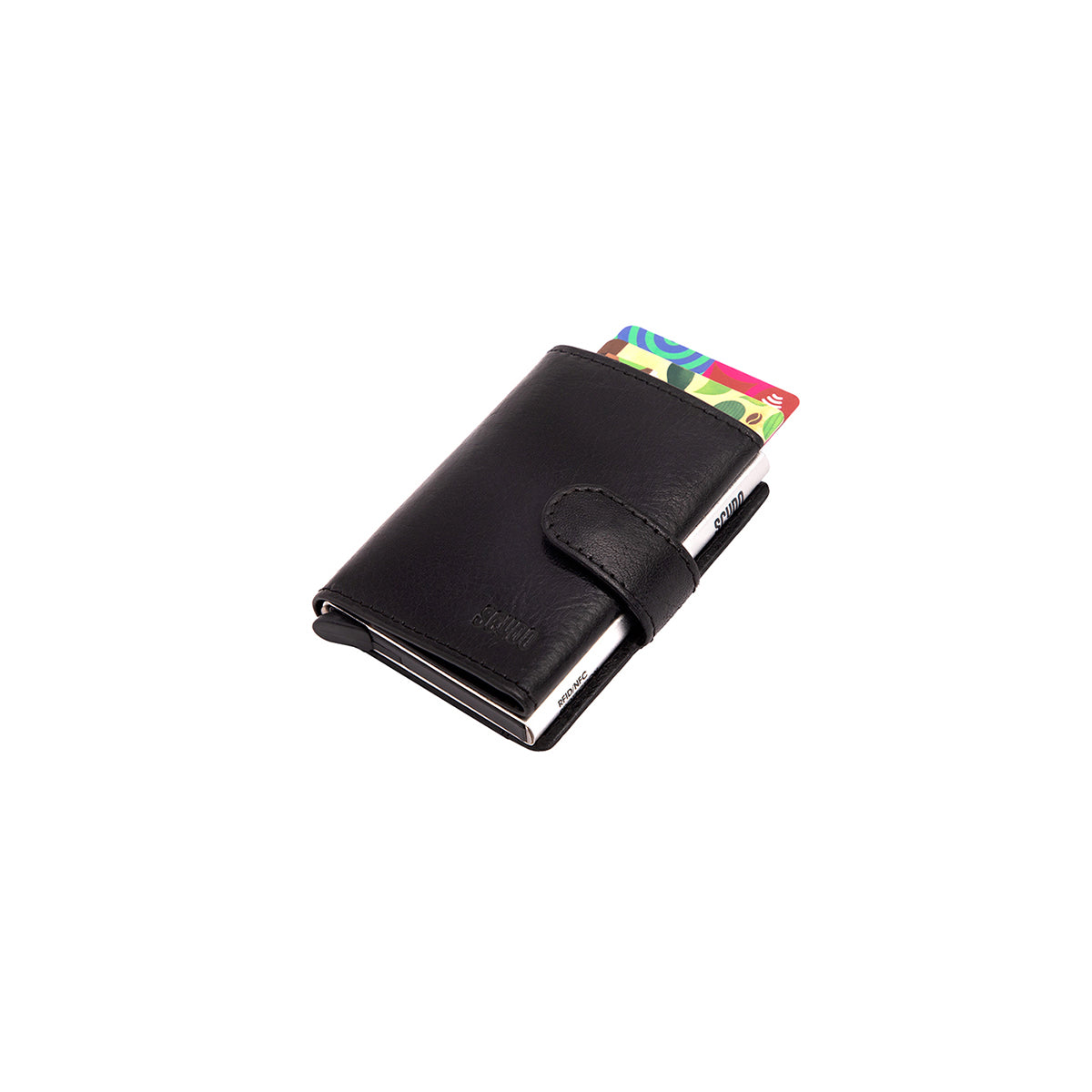 Gift Set - Slim Wallet & Key Organizer - Tuscany - Black - Scudo