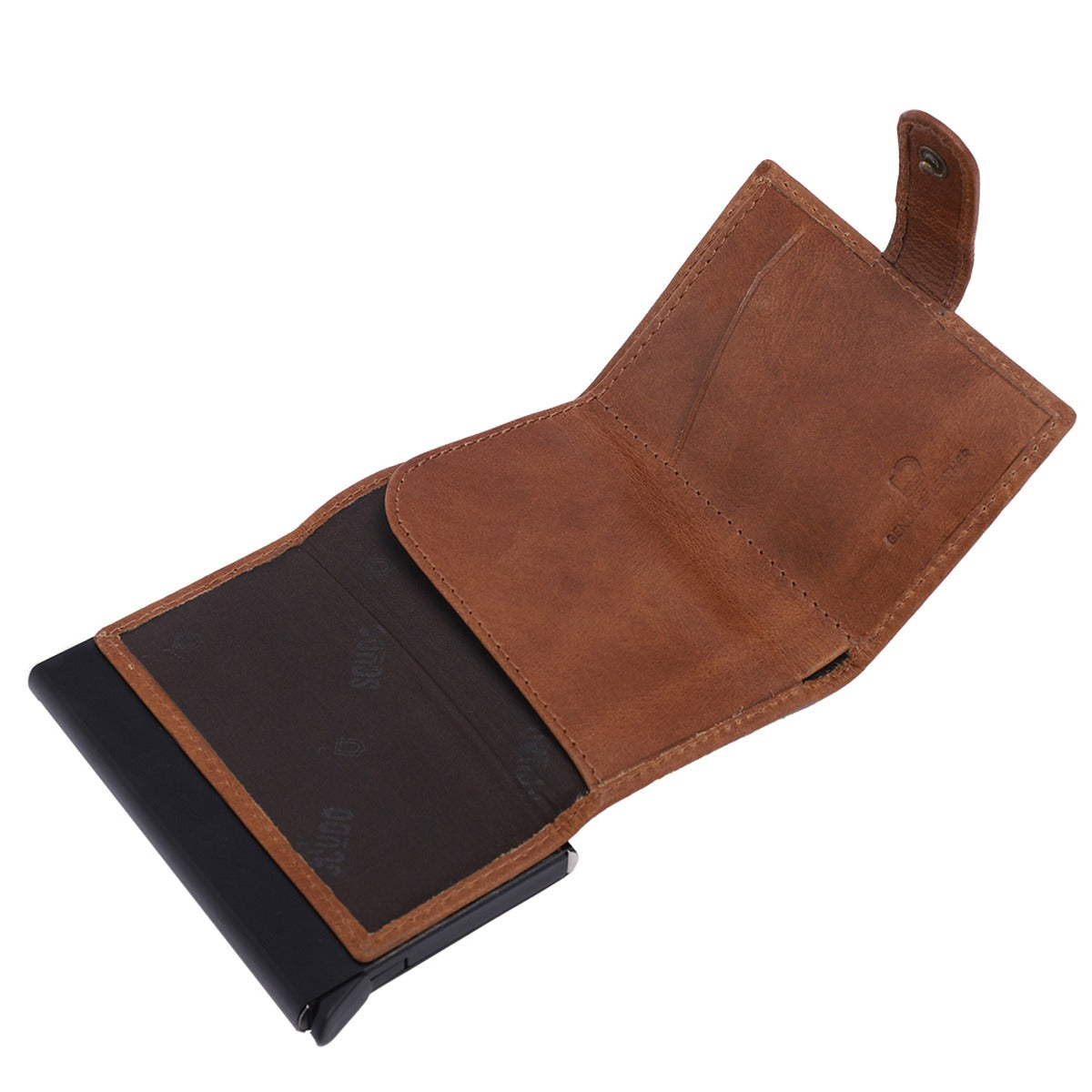 Slim Wallet - Troy - Cognac - Scudo