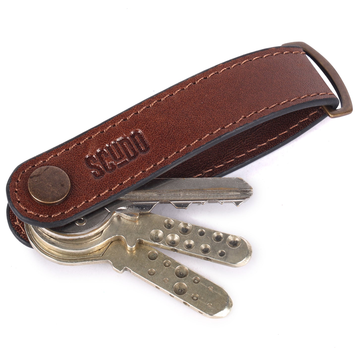 Key Organizer - Tuscany - Cognac - Scudo
