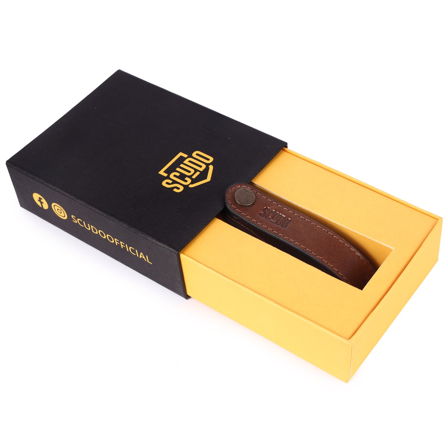 Key Organizer - Tuscany - Cognac - Scudo