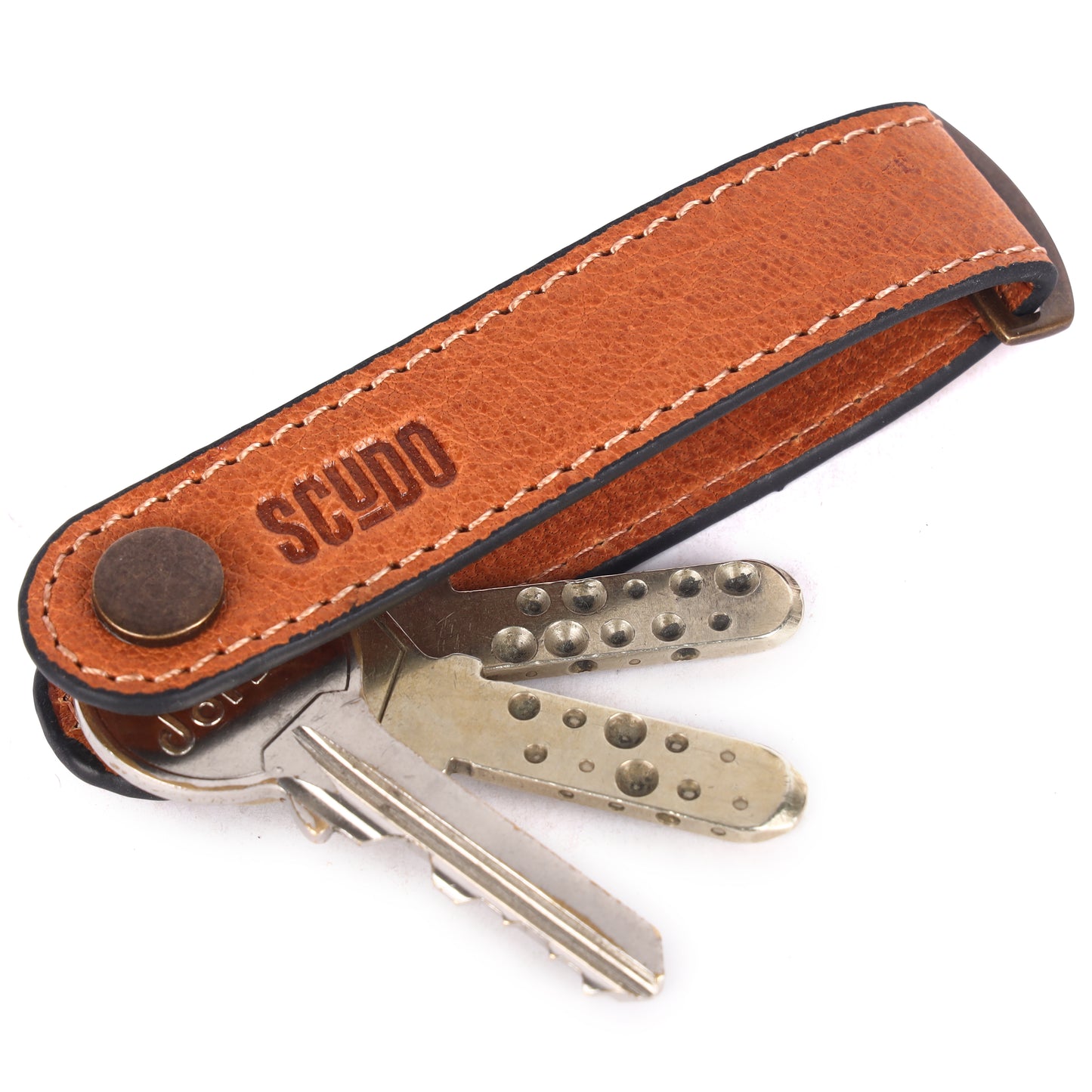 Key Organizer - Troy - Cognac - Scudo