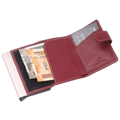 Slim Wallet - Luminous - Maroon/Gold
