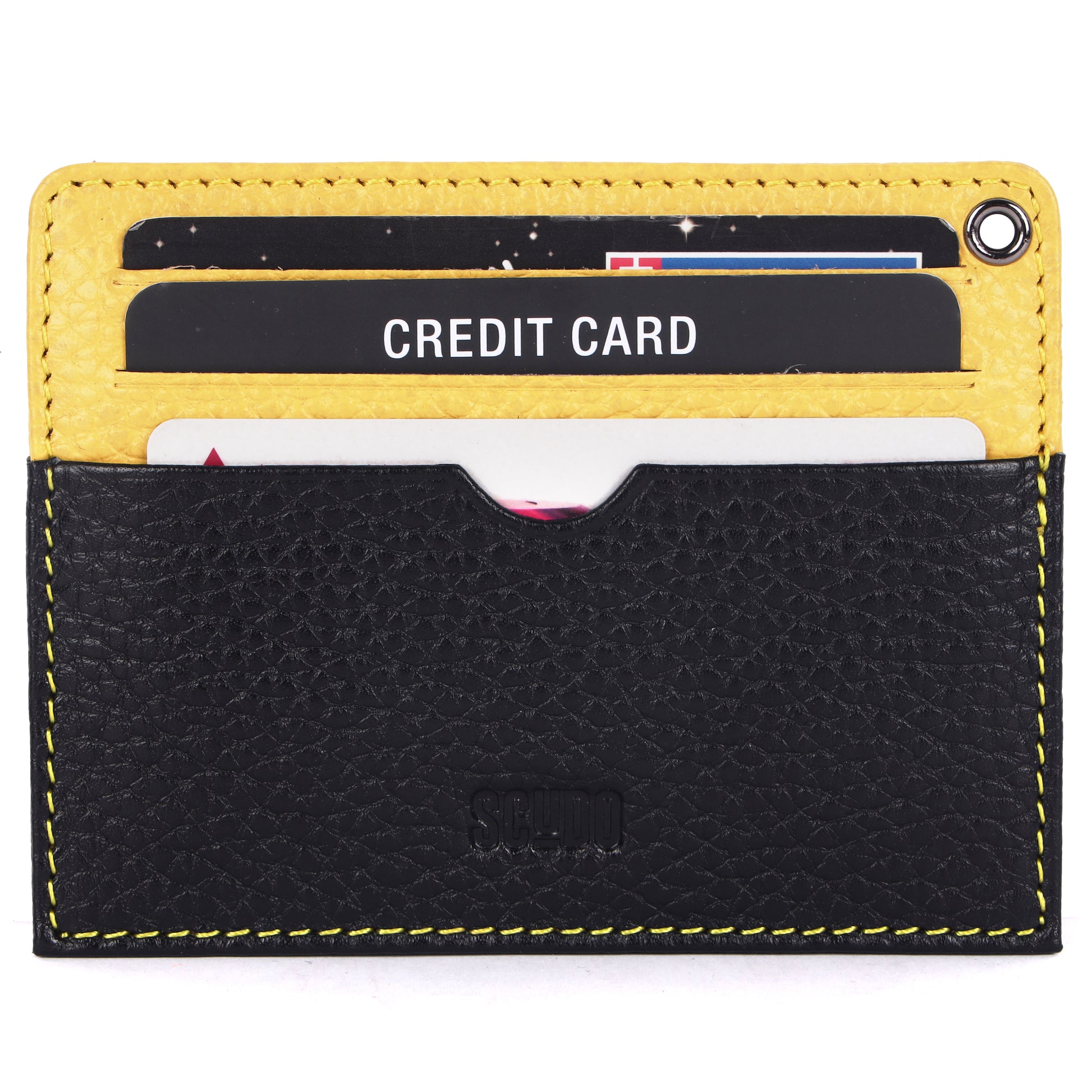 Card Holder - Mosaic - Black/Yellow - Scudo