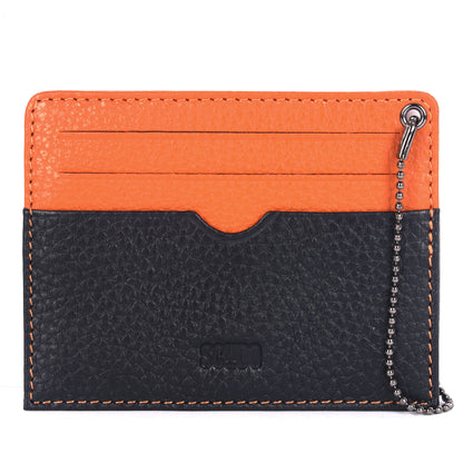 Card Holder - Mosaic - Navy/Orange