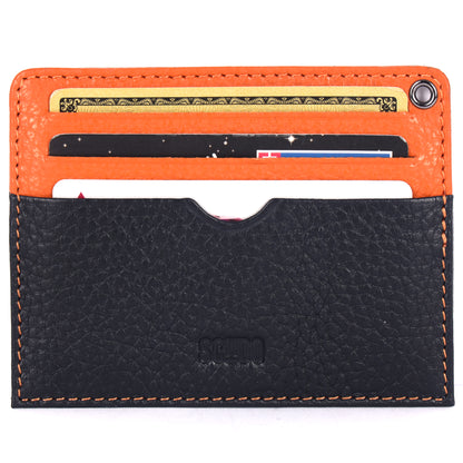 Card Holder - Mosaic - Navy/Orange