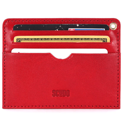 Card Holder - Tuscany - Red - Scudo