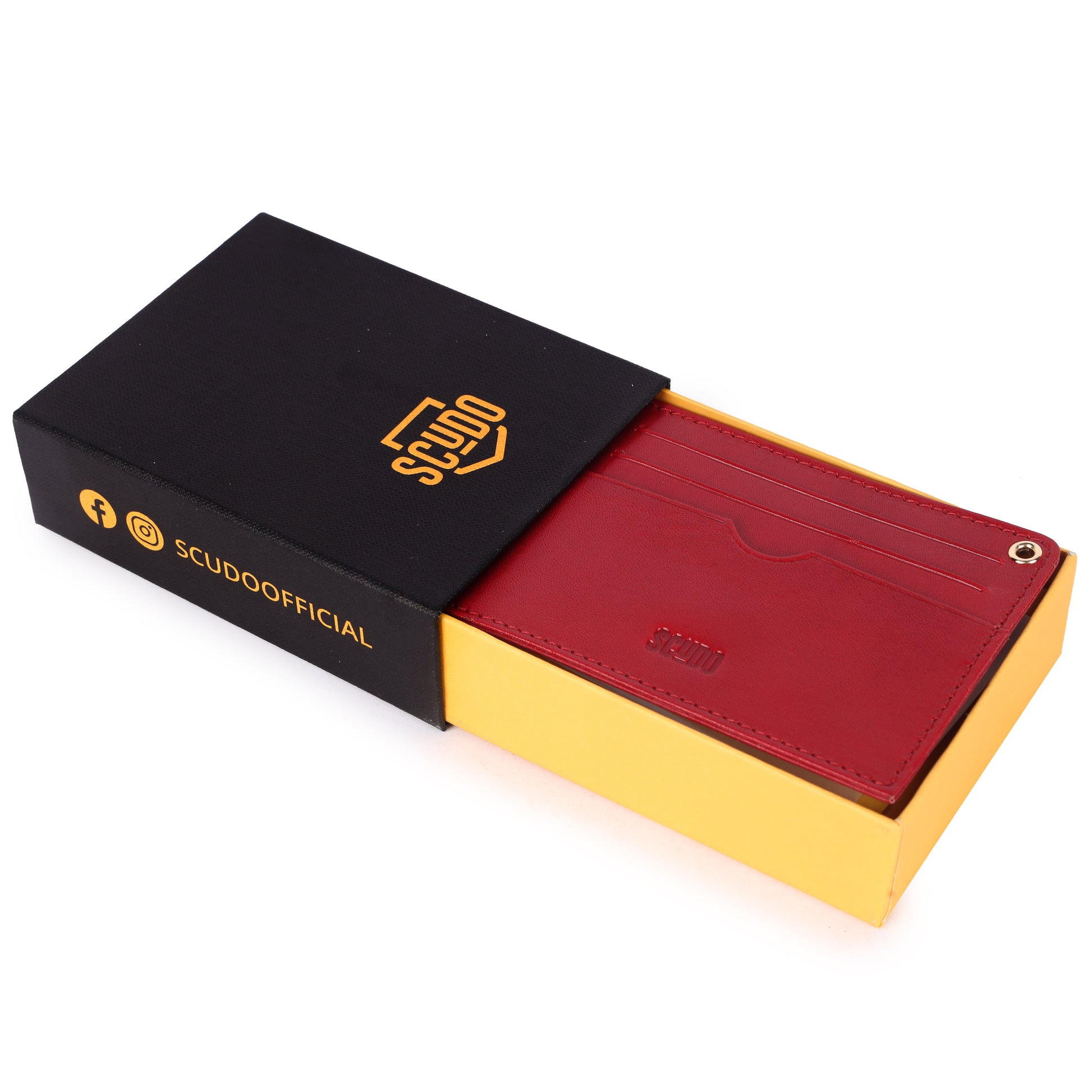 Card Holder - Tuscany - Red - Scudo