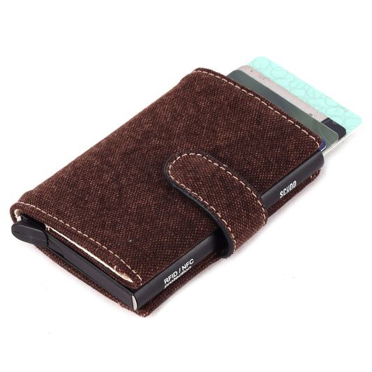 Slim Wallet - Fresco - Brown (VEGAN) - Scudo