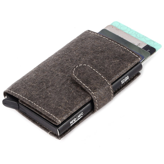 Slim Wallet - Cocos - Dark Grey (VEGAN) - Scudo