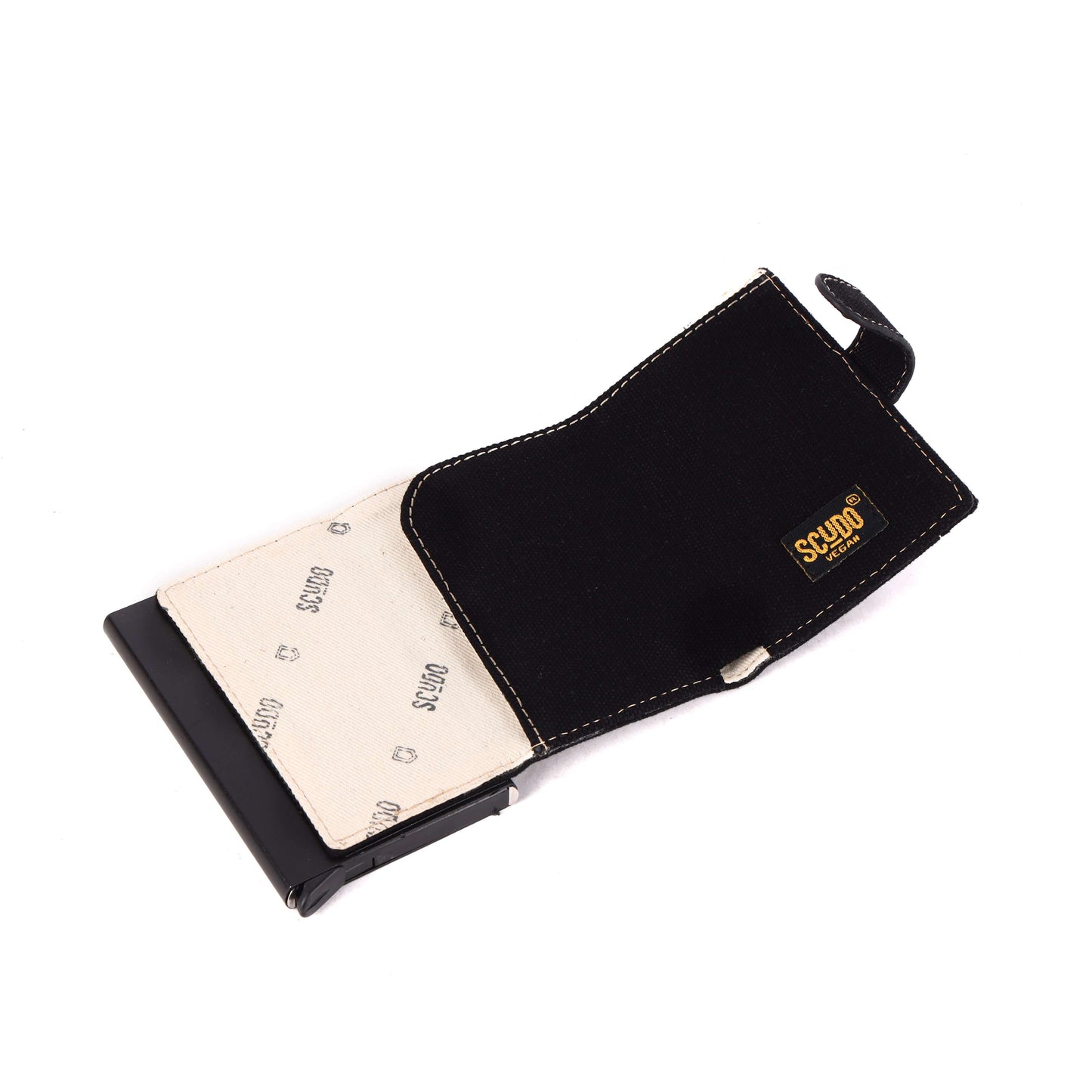 Slim Wallet - Fresco - Black (VEGAN) - Scudo
