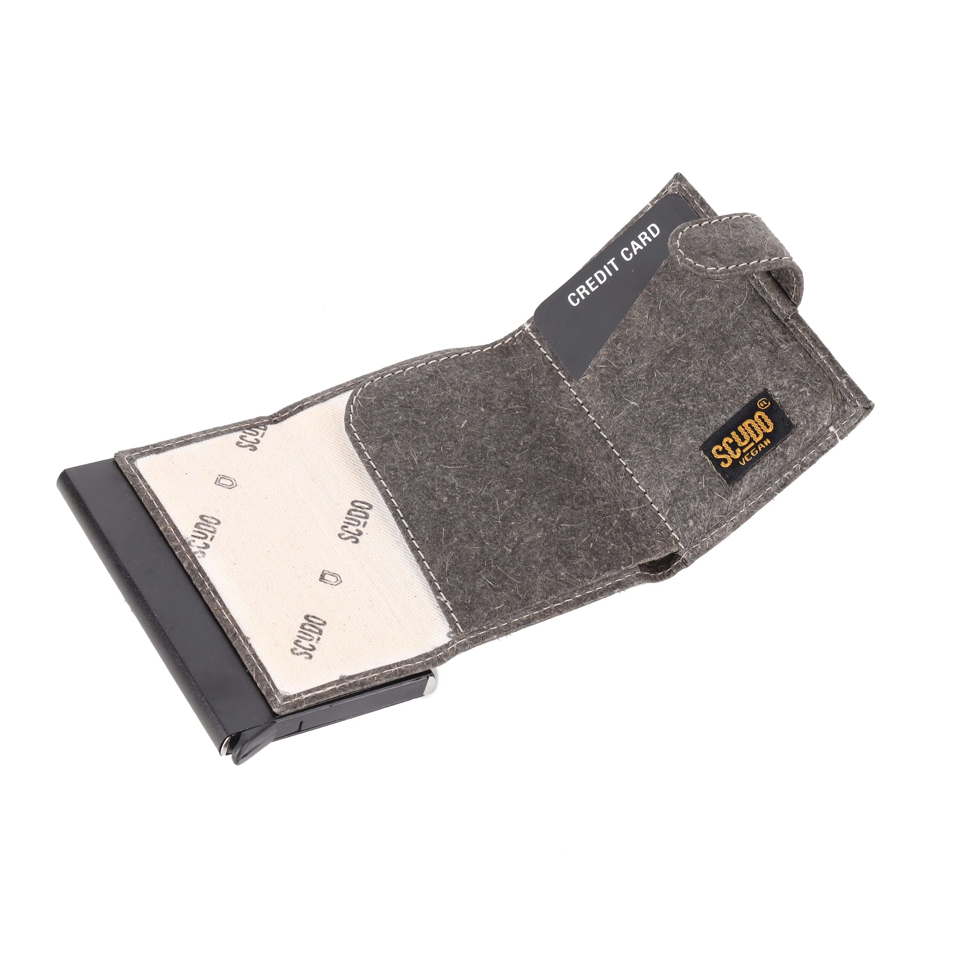 Slim Wallet - Cocos - Dark Grey (VEGAN) - Scudo