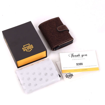 Slim Wallet - Fresco - Brown (VEGAN) - Scudo