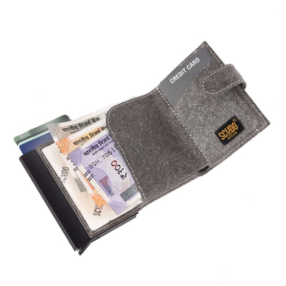 Slim Wallet - Cocos - Dark Grey (VEGAN) - Scudo