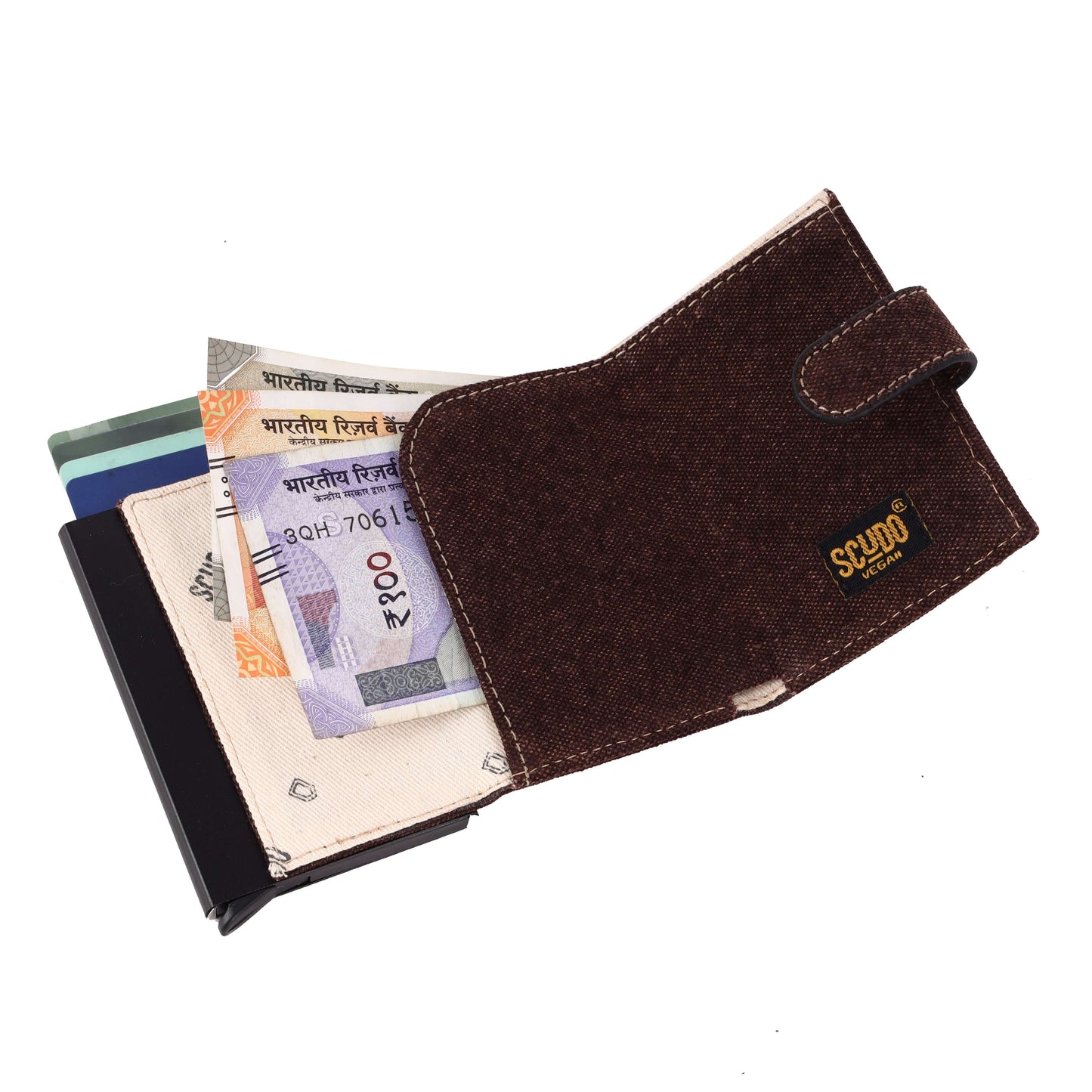 Slim Wallet - Fresco - Brown (VEGAN) - Scudo