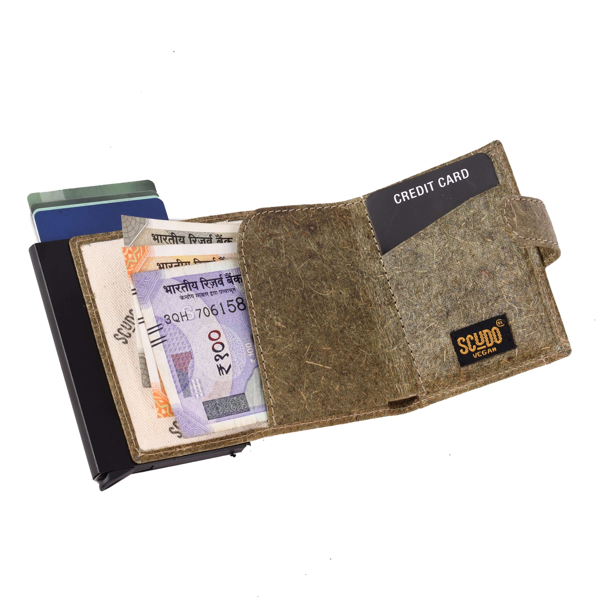 Slim Wallet - Cocos - Leafy Green (VEGAN) - Scudo