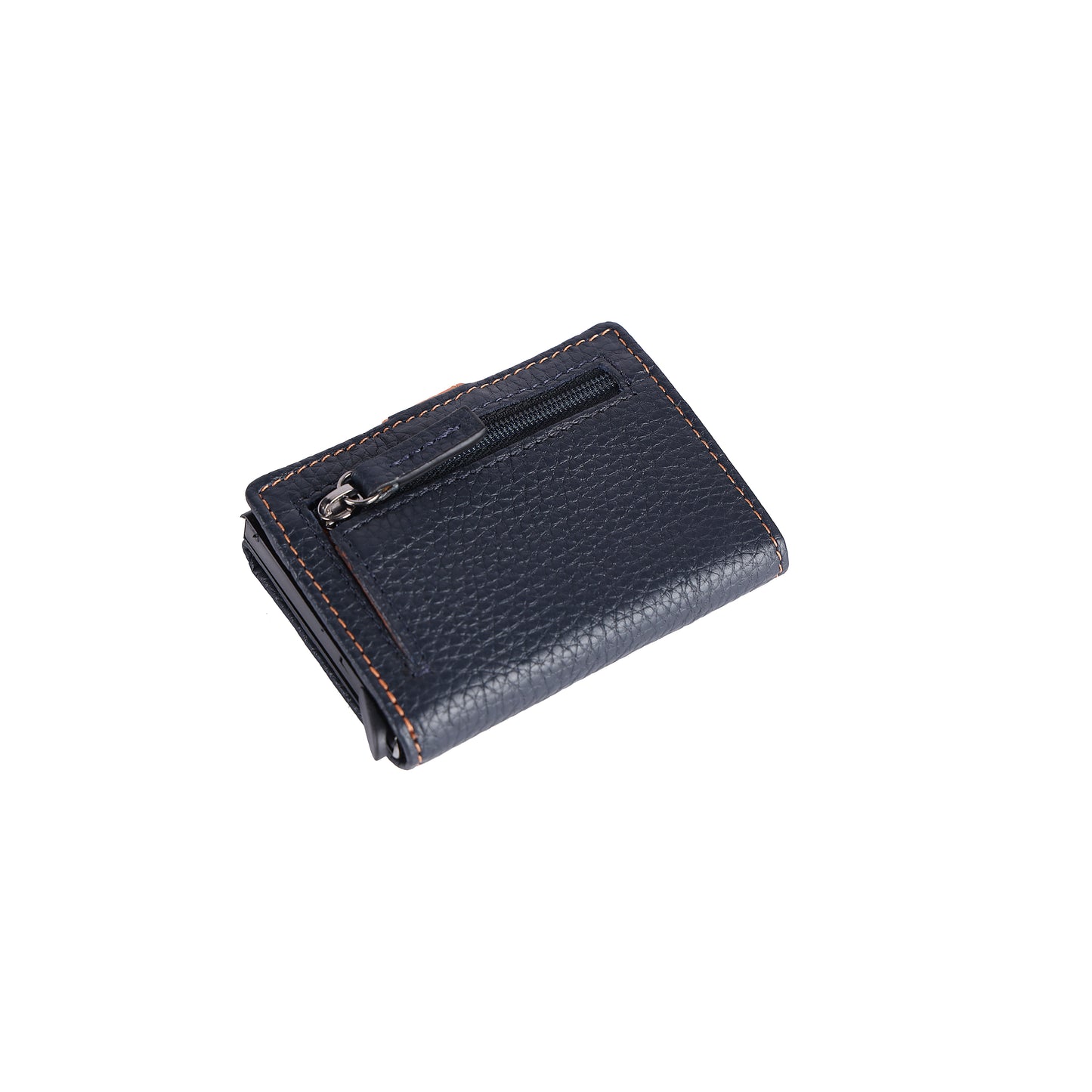 Gift Set - Slim Wallet & Key Organizer - Mosaic - Navy/Orange - Scudo