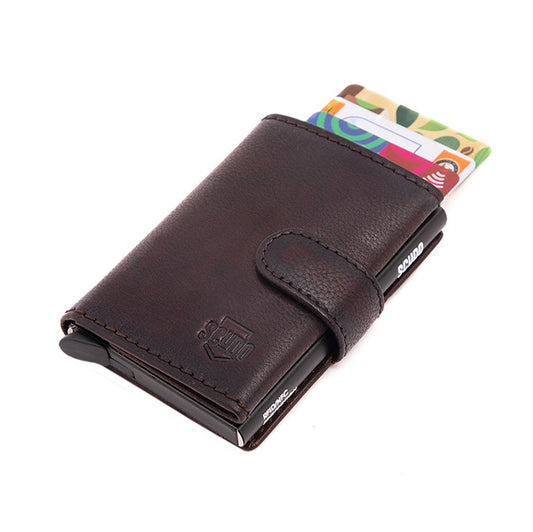 Slim Wallet - Burnished - Brown - Scudo