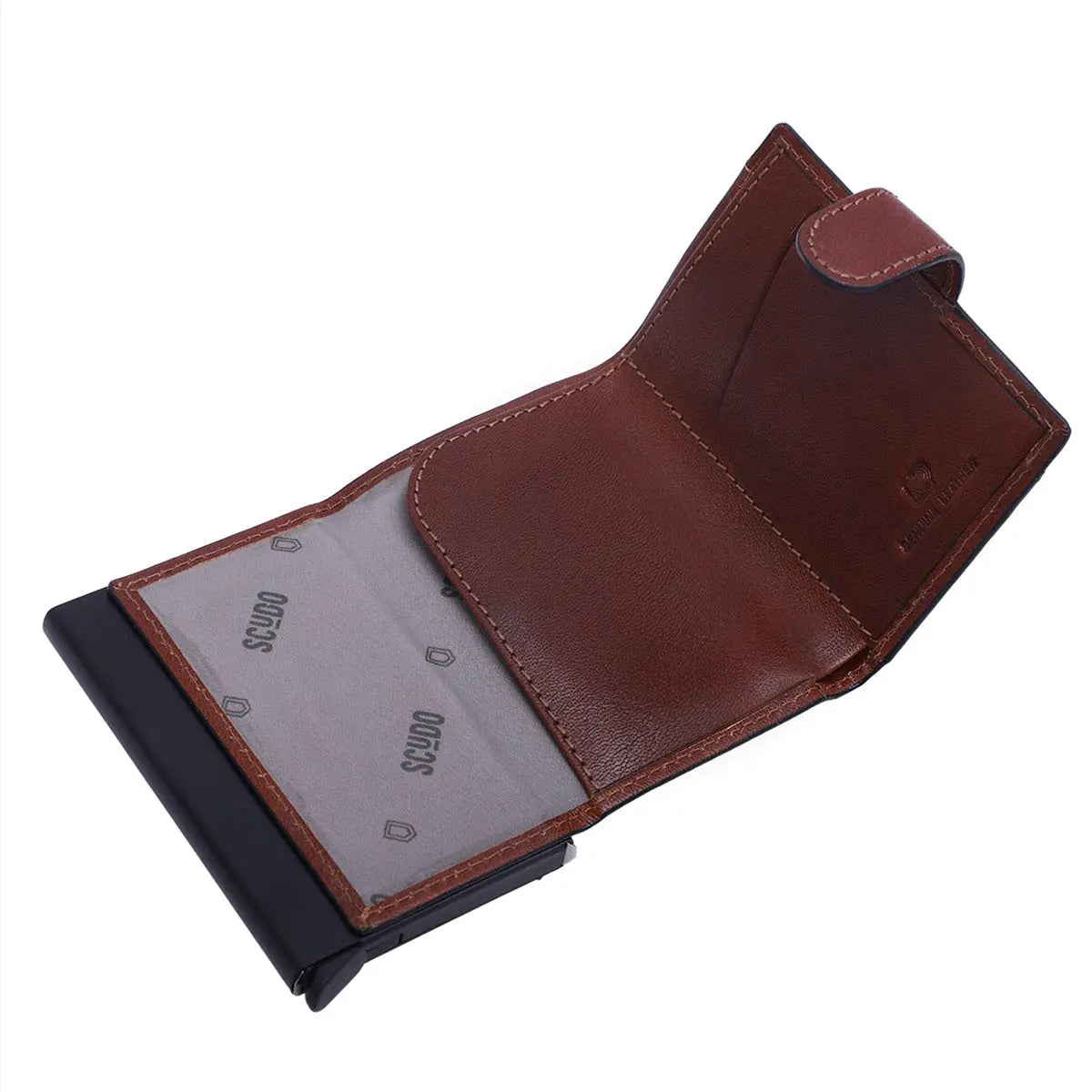 Slim Wallet - Tuscany - Cognac - Scudo