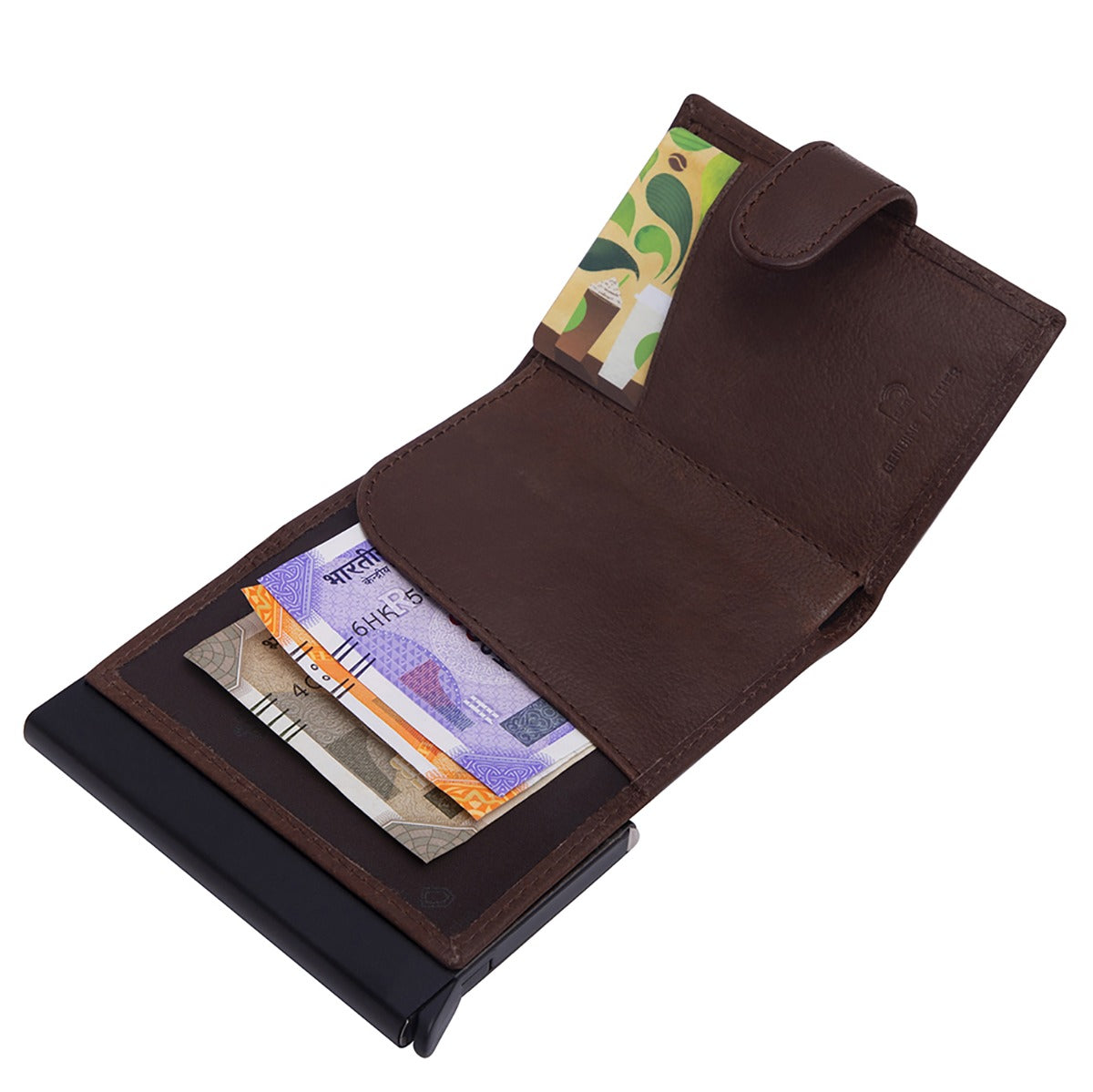 Slim Wallet - Troy - Brown - Scudo