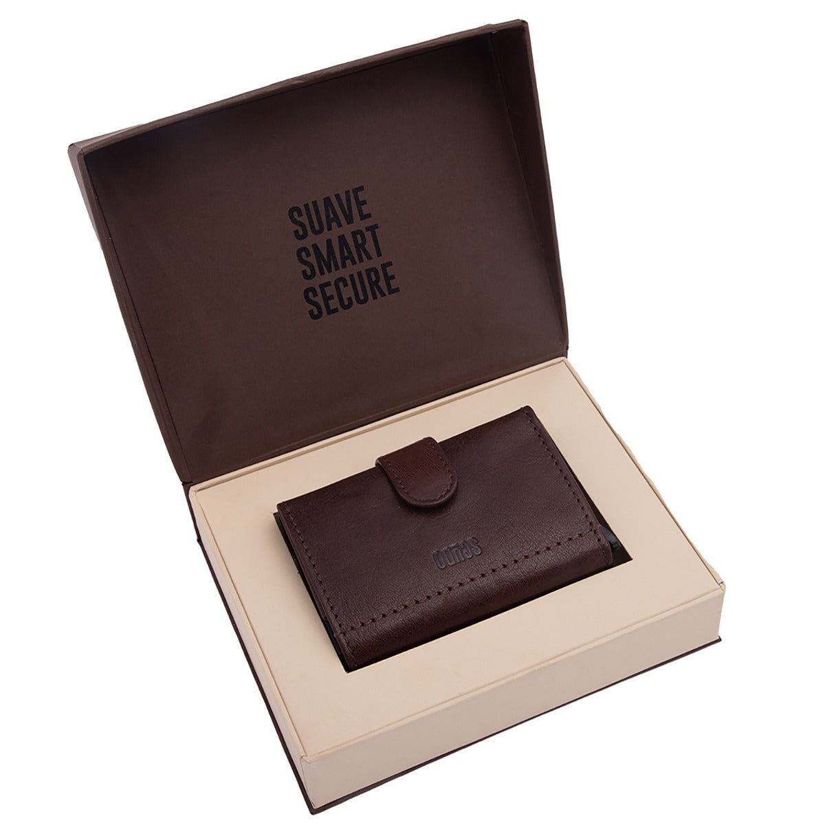Slim Wallet - Linear - Brown - Scudo