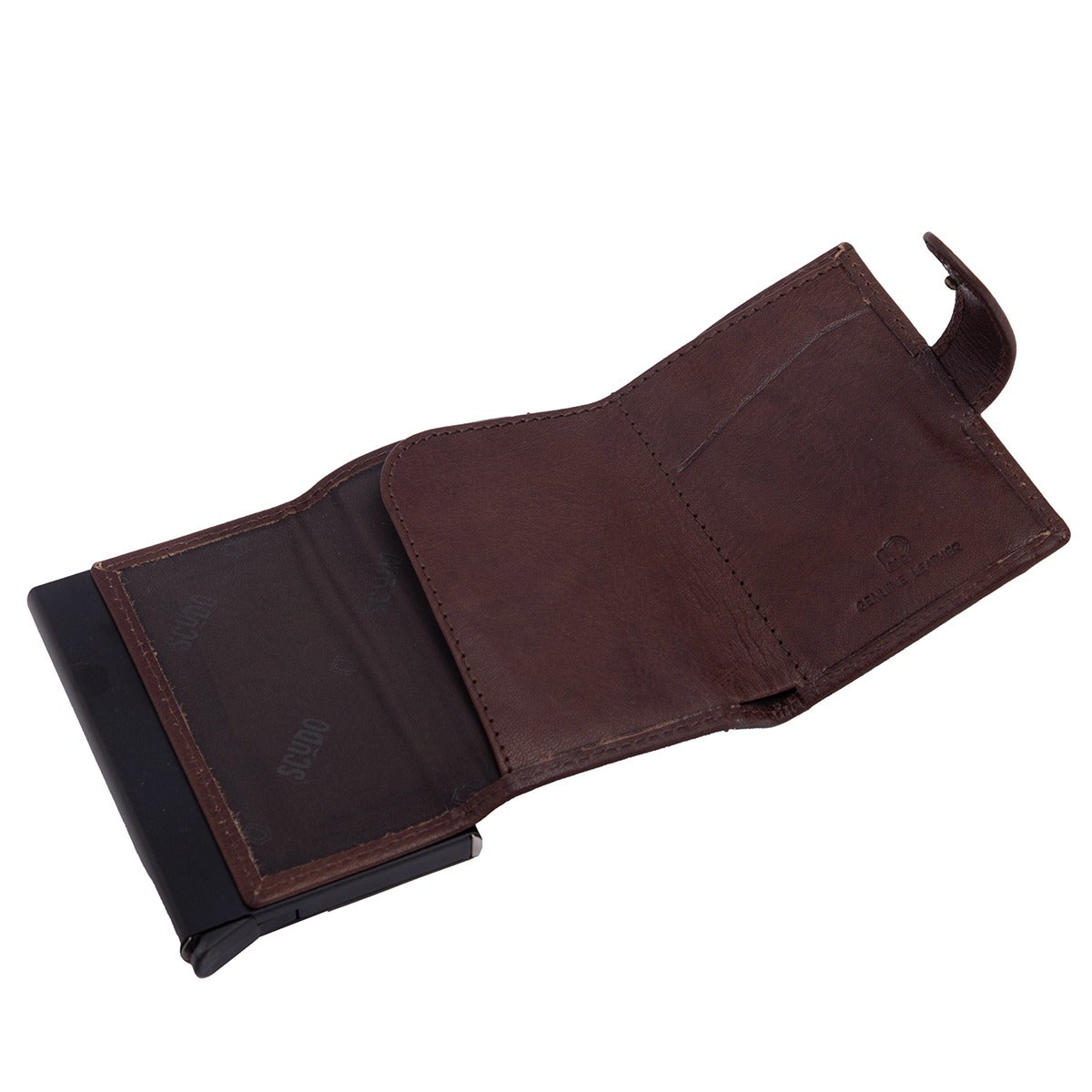 Slim Wallet - Linear - Brown - Scudo