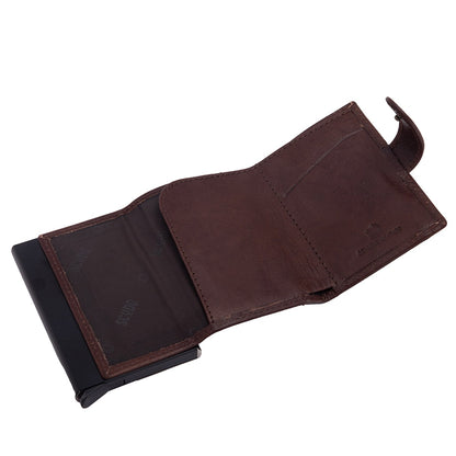 Slim Wallet - Linear - Brown - Scudo