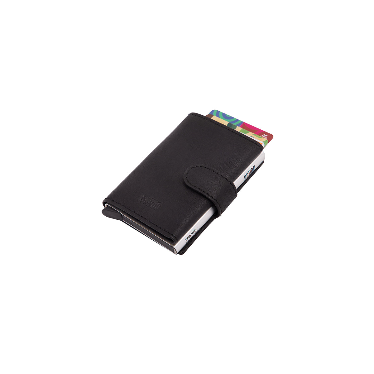 Gift Set - Slim Wallet & Key Organizer - Classic - Black - Scudo