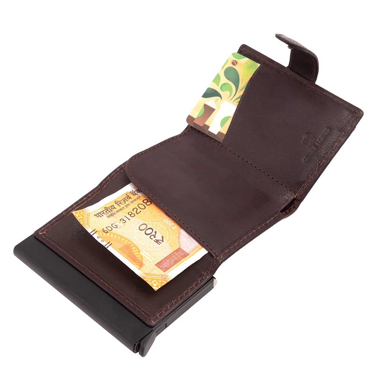 Slim Wallet - Burnished - Brown - Scudo