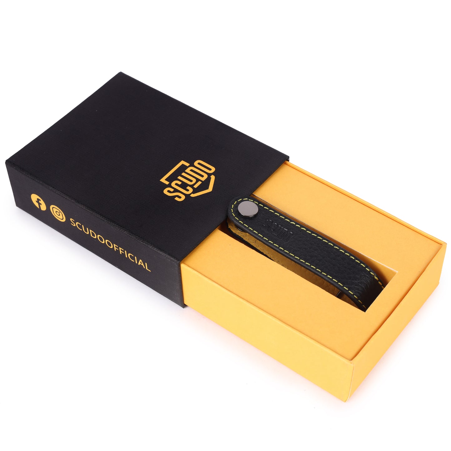 Key Organizer - Mosaic - Black / Yellow - Scudo