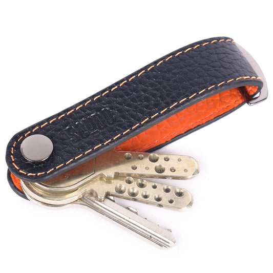 Key Organizer - Mosaic - Navy / Orange