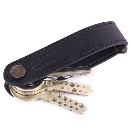 Key Organizer - Burnished - Brown - Scudo